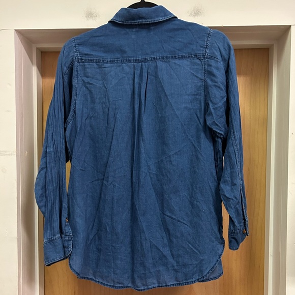 J.Crew Blue bottom shirt size 6 - Picture 2 of 3